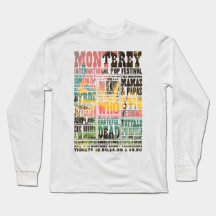 Monterey pop festival Long Sleeve T-Shirt